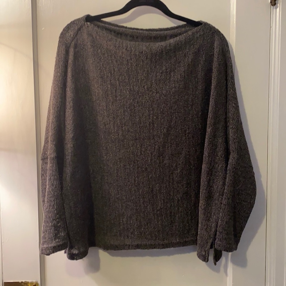 Dark Gray Loose Fitting top